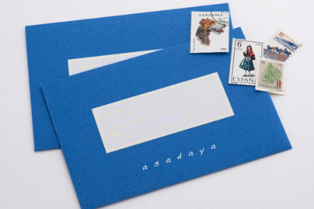 箔押し 宛名ラベルシールの事例画像